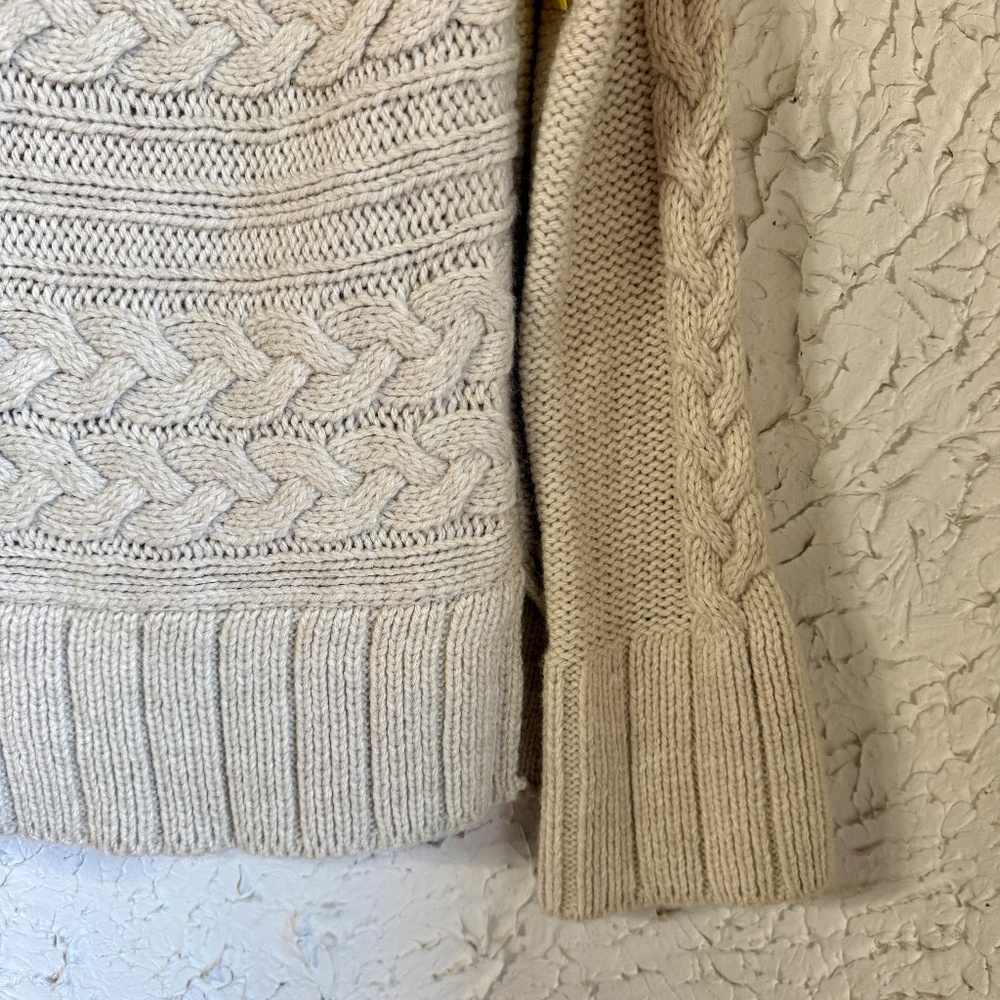 St. John's Bay Classic Women's Cable Knit Sweater - Picture 3 of 7